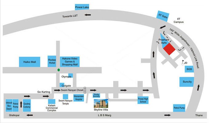  skyline villa Location Plan