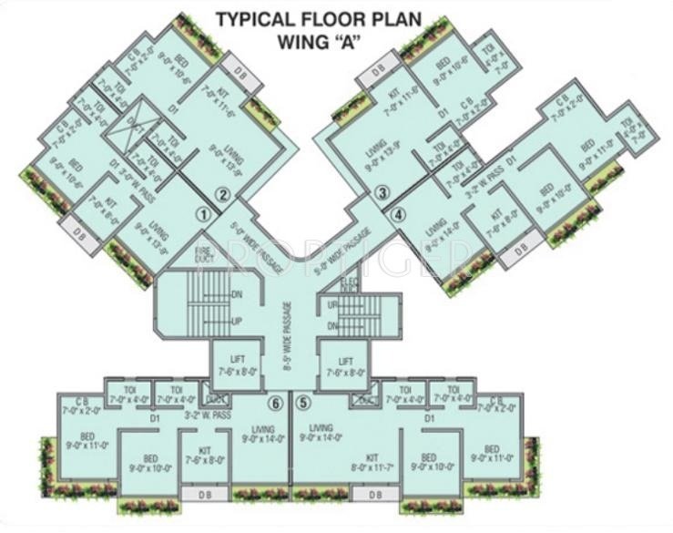  decent homes Images for Cluster Plan of Goldstar Decent Homes