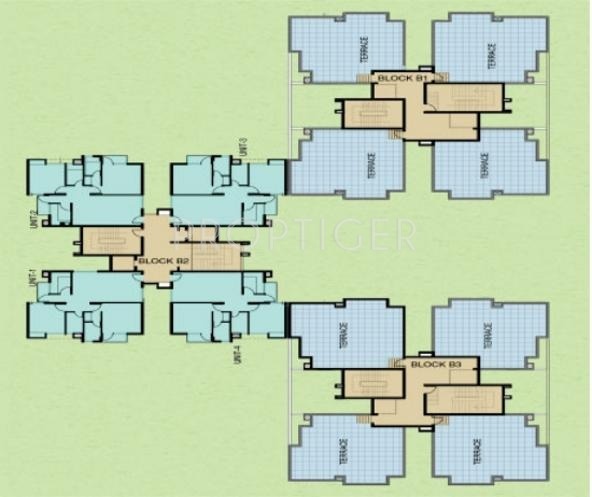 sushant media enclave Block B3 Cluster Plan