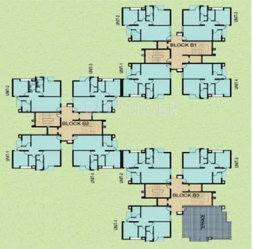  sushant media enclave Block C1 Cluster Plan
