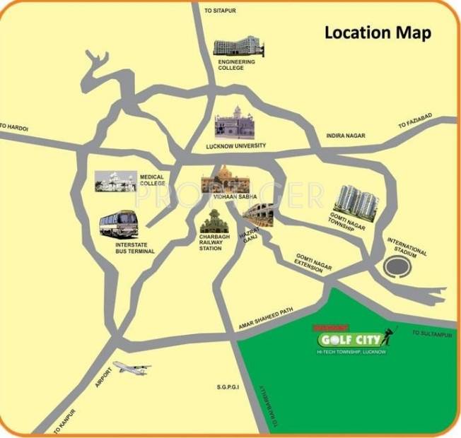 sushant-media-enclave Images for Location Plan of Ansal Sushant Media Enclave