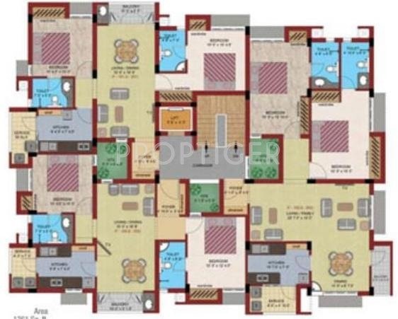 Images for Cluster Plan of Reputed Builder Halcyon Apartment