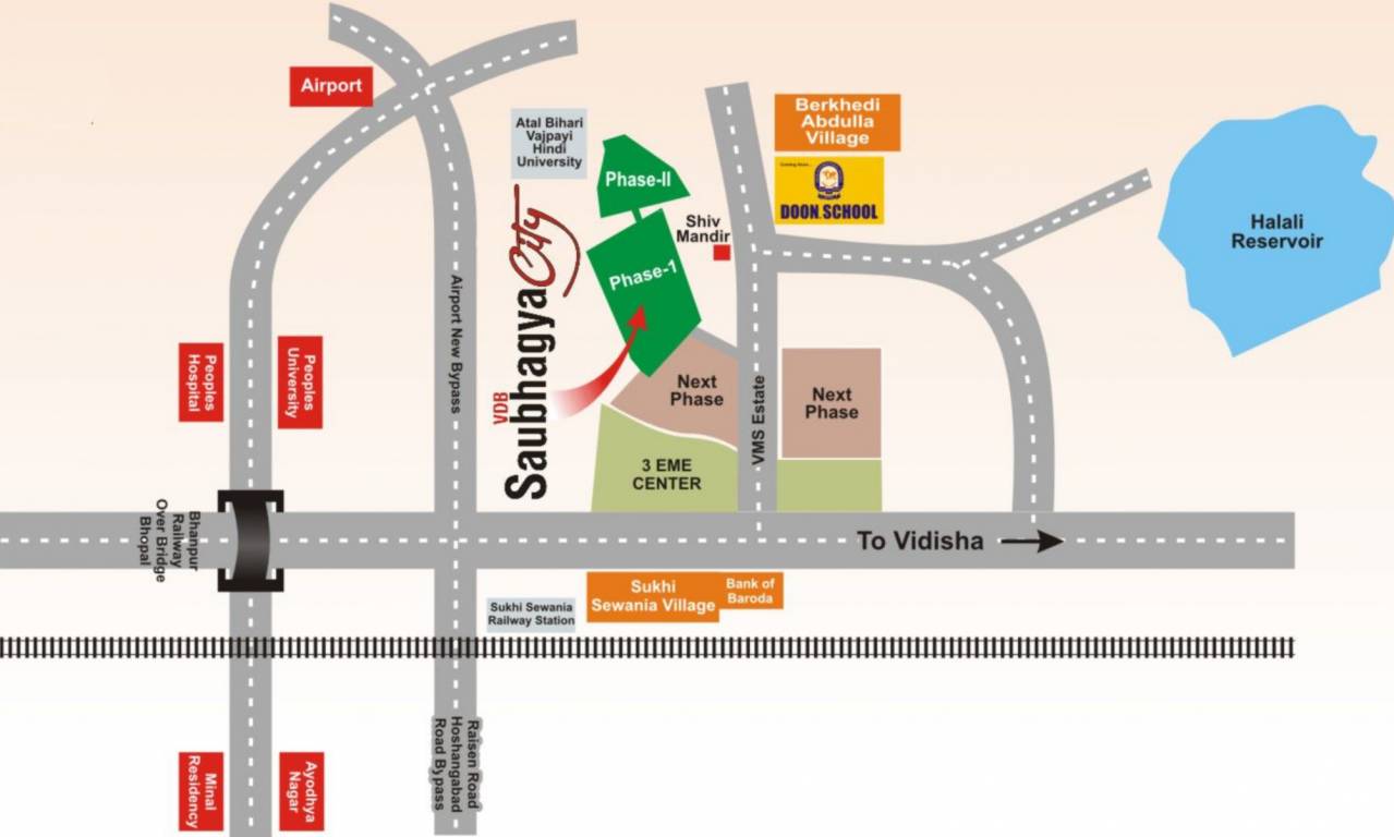 Images for Location Plan of Vaishno Dev Build Saubhagya City