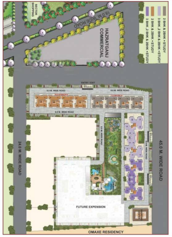  grand omaxe Layout Plan
