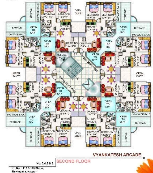 Images for Cluster Plan of Vyankatesh Builders Vyankatesh Arcade