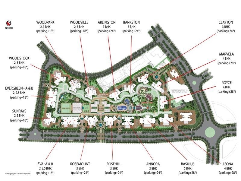  arlington Images for Master Plan of Hiranandani Developers Arlington