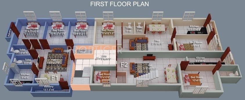 Images for Cluster Plan of Geejay Homes Rose Garden