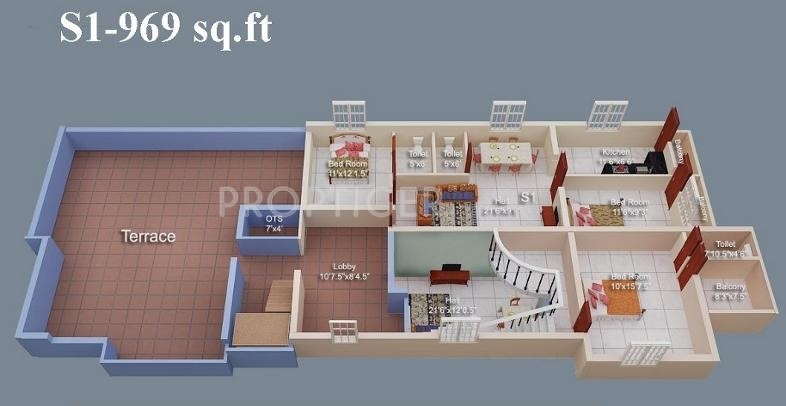 Images for Cluster Plan of Geejay Homes Rose Garden