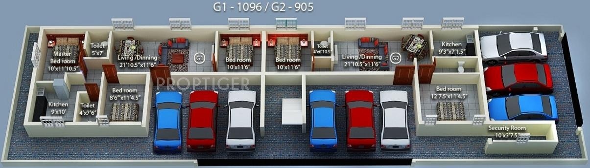 Images for Cluster Plan of Geejay Homes Rose Garden