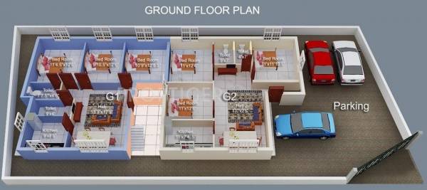 Images for Cluster Plan of Geejay Homes Rose Garden