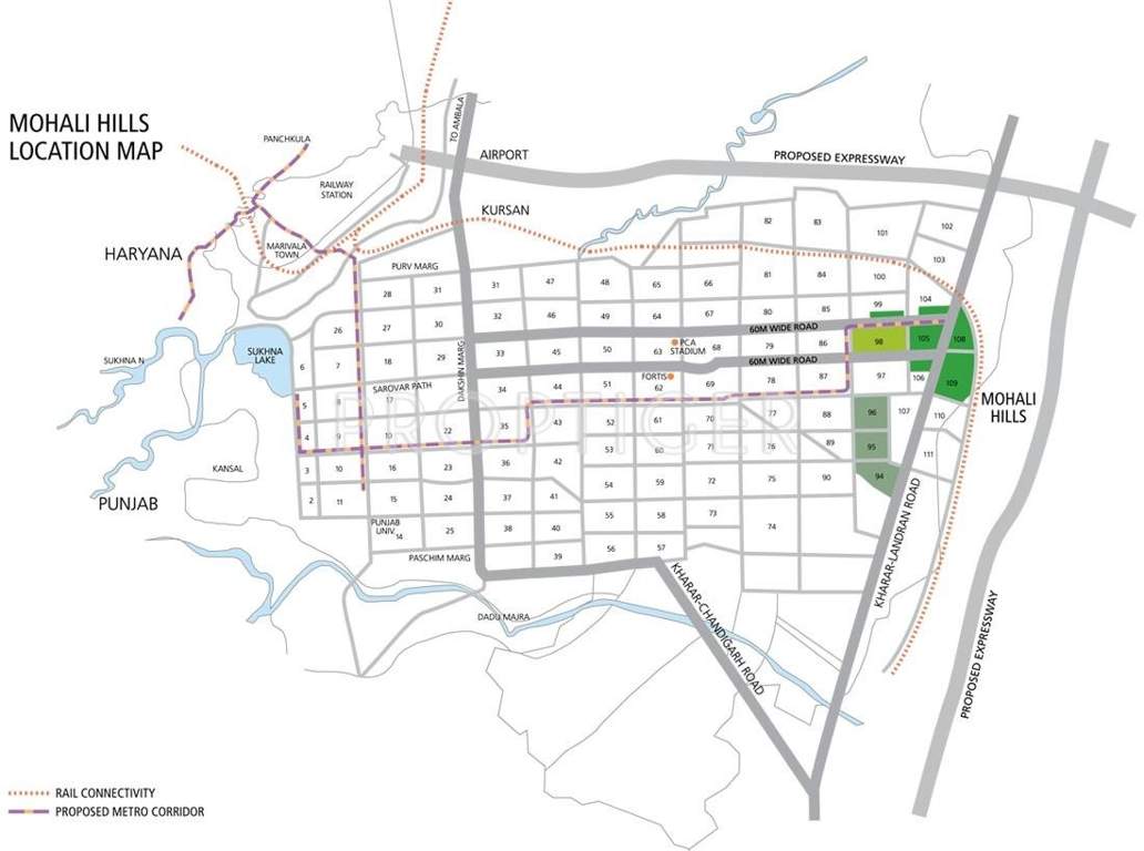  the villas Images for Location Plan of Emaar India The Villas