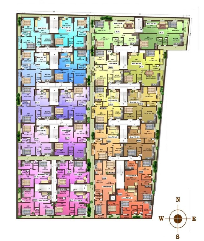 Images for Cluster Plan of Rajeswari Infrastructure IBIS Fields