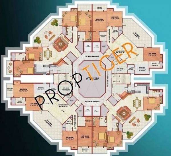 Images for Cluster Plan of Mahagun Group Majestic