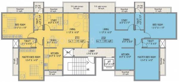 Images for Cluster Plan of Yash Yash Apartments