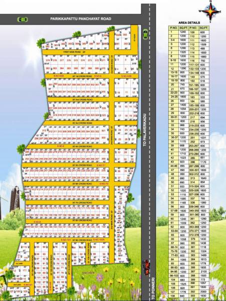 Images for Layout Plan of AJE Properties New Sun City Phase I