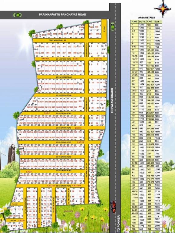 Images for Layout Plan of AJE Properties New Sun City Phase I