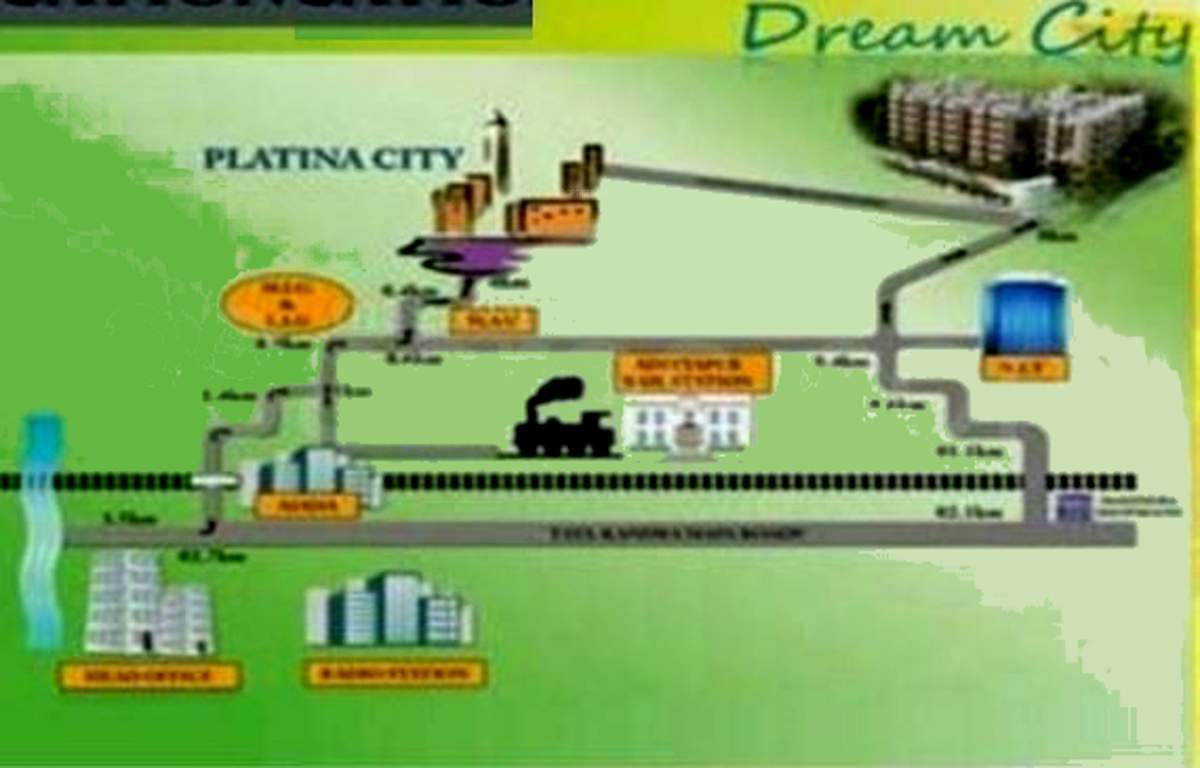  platina dream city Location Plan
