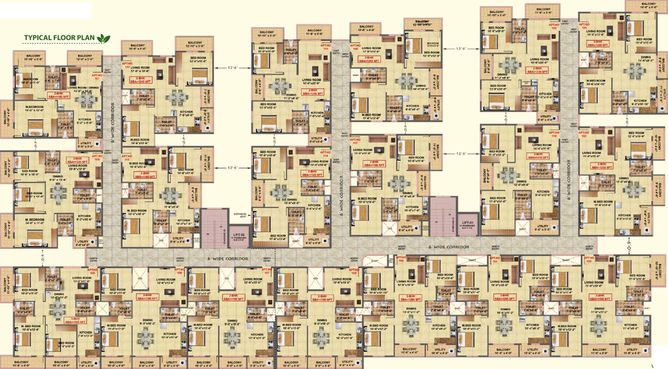 springs Images for Cluster Plan of Vasudha Springs