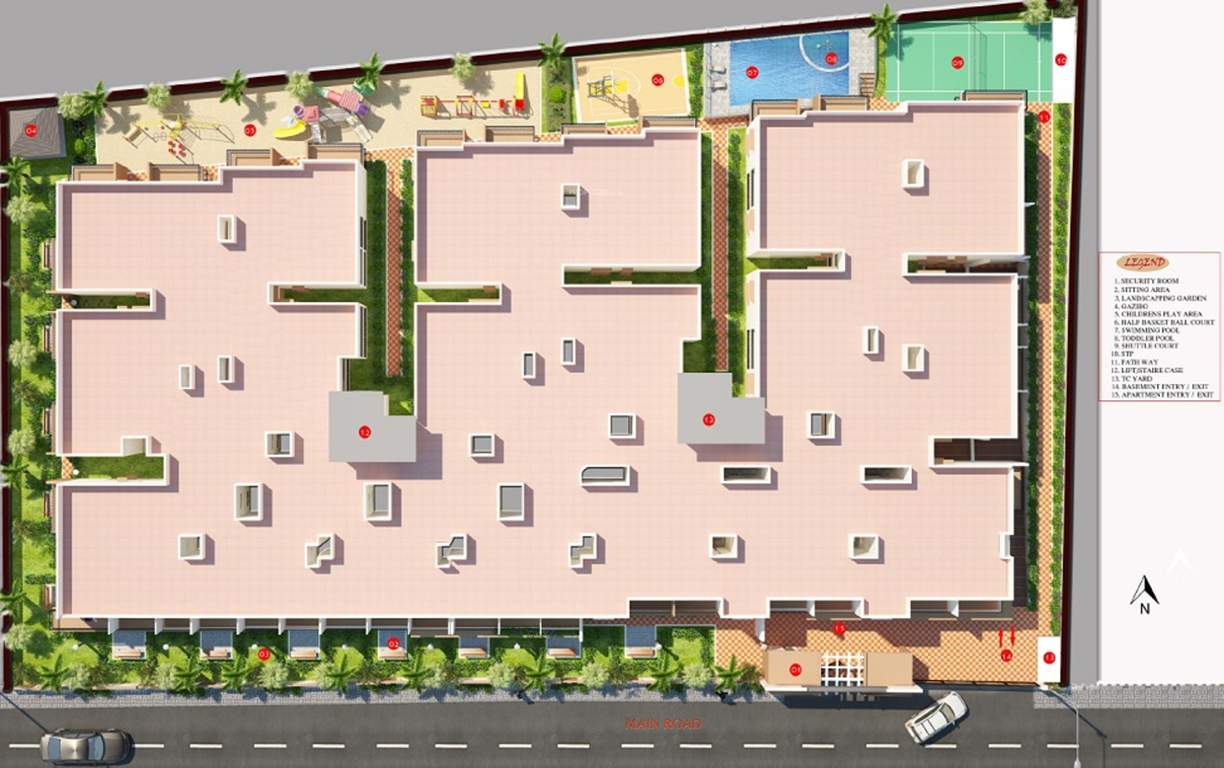 springs Images for Layout Plan of Vasudha Springs