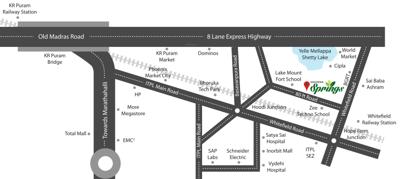  springs Images for Location Plan of Vasudha Springs