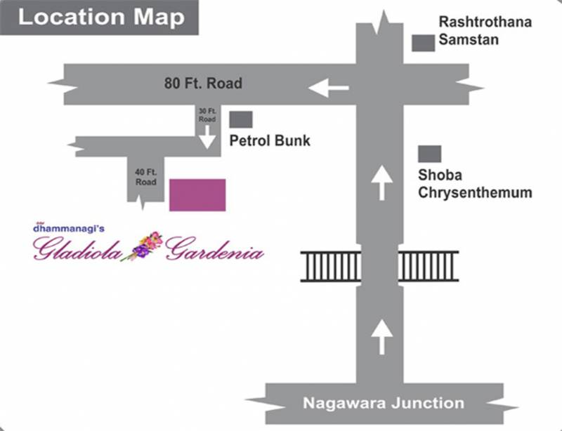 Images for Location Plan of Dhammanagi Gladiola Gardenia