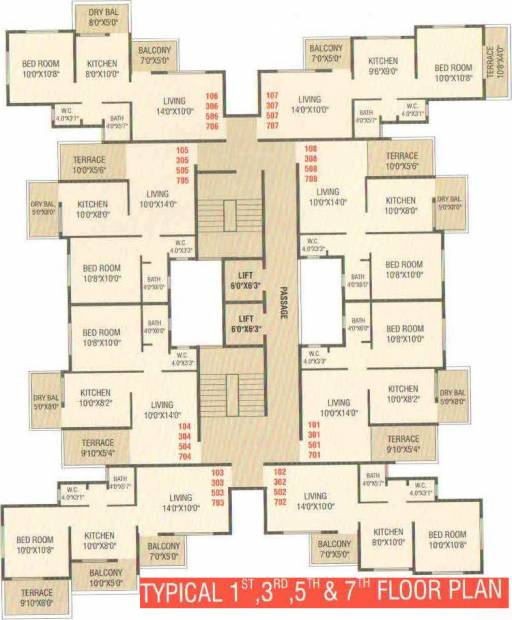 Images for Cluster Plan of Sai Kum Kum Residency