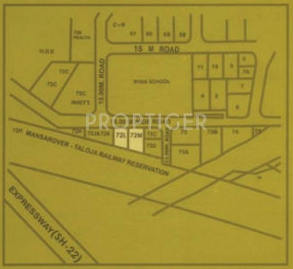 Nanak Properties Nanak Palazzo Location Plan