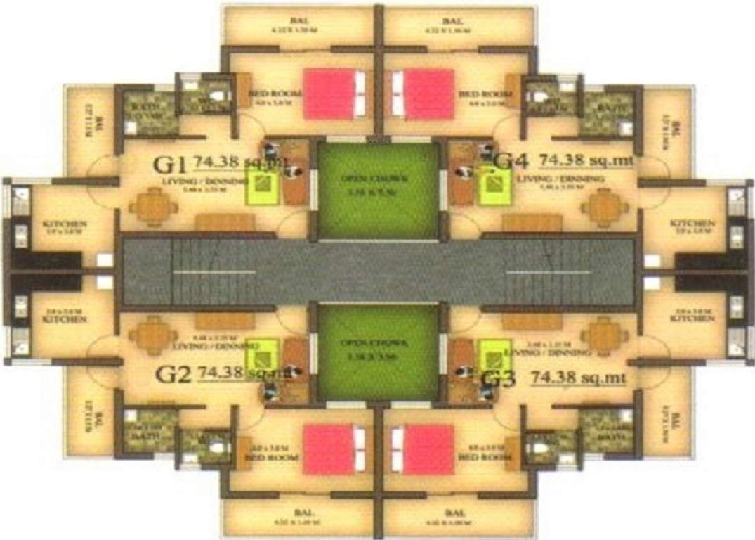 Images for Cluster Plan of Reliance Mother Agnes And Marynian Residency