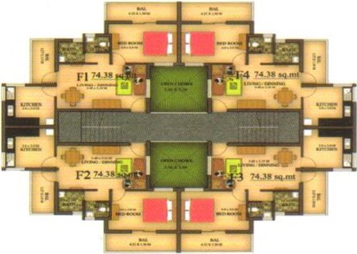 Images for Cluster Plan of Reliance Mother Agnes And Marynian Residency