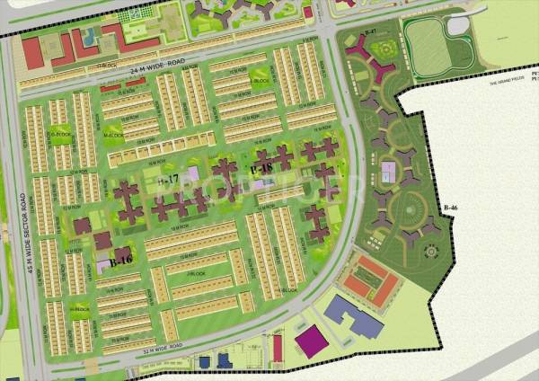 Images for Layout Plan of Jaypee Kensington Park Plot 1