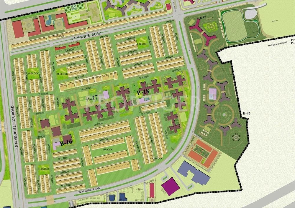 Images for Layout Plan of Jaypee Kensington Park Plot 1
