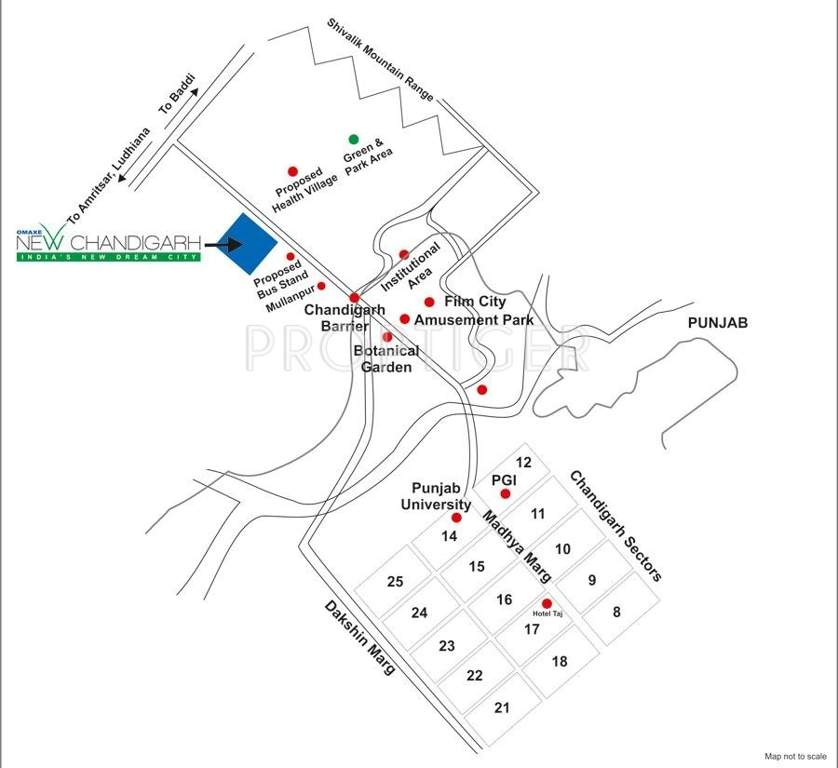  cassia Images for Location Plan of Omaxe Cassia