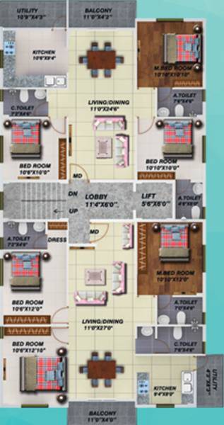 Images for Cluster Plan of Tirumala Euphoria