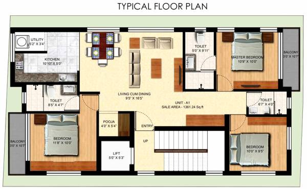 Images for Cluster Plan of Bluewall Tulay Residency