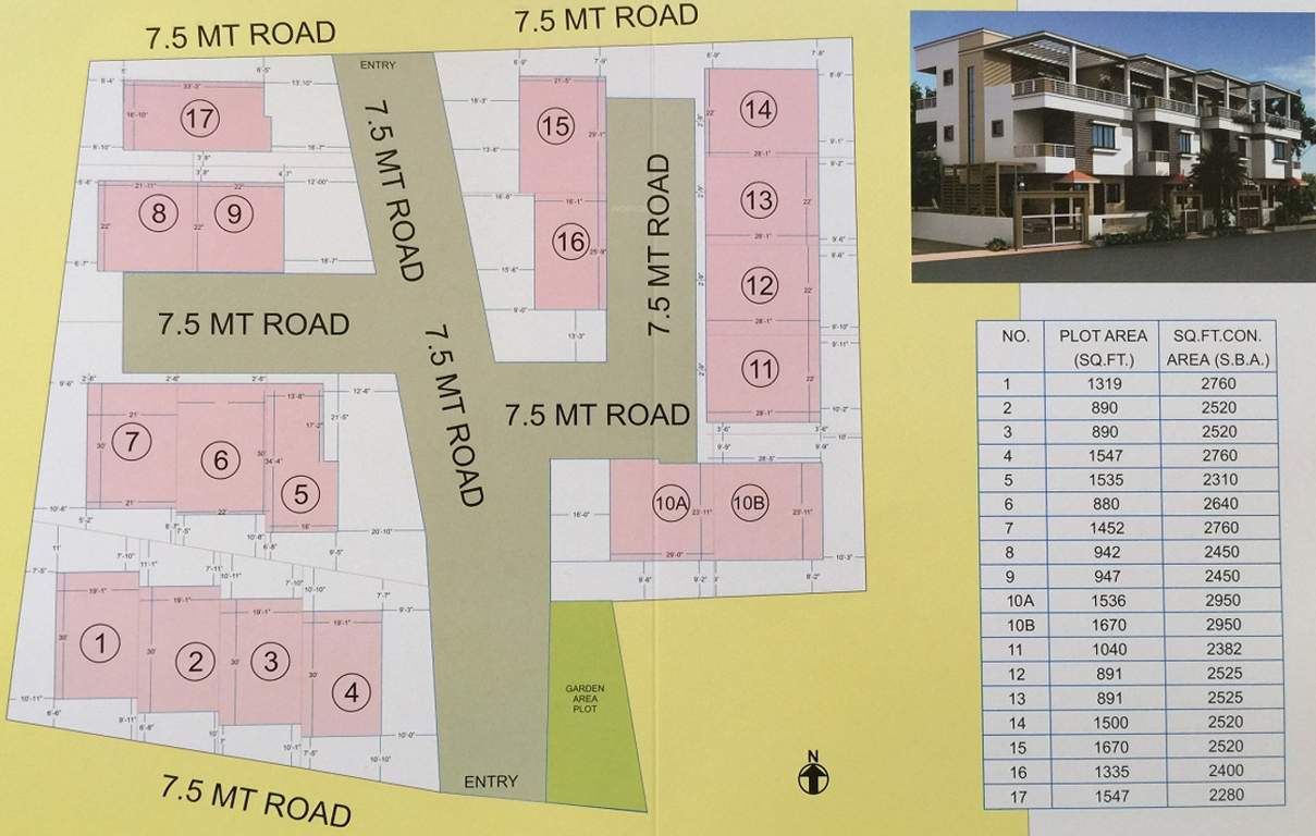  villa Images for Layout Plan of Shreeji Villa