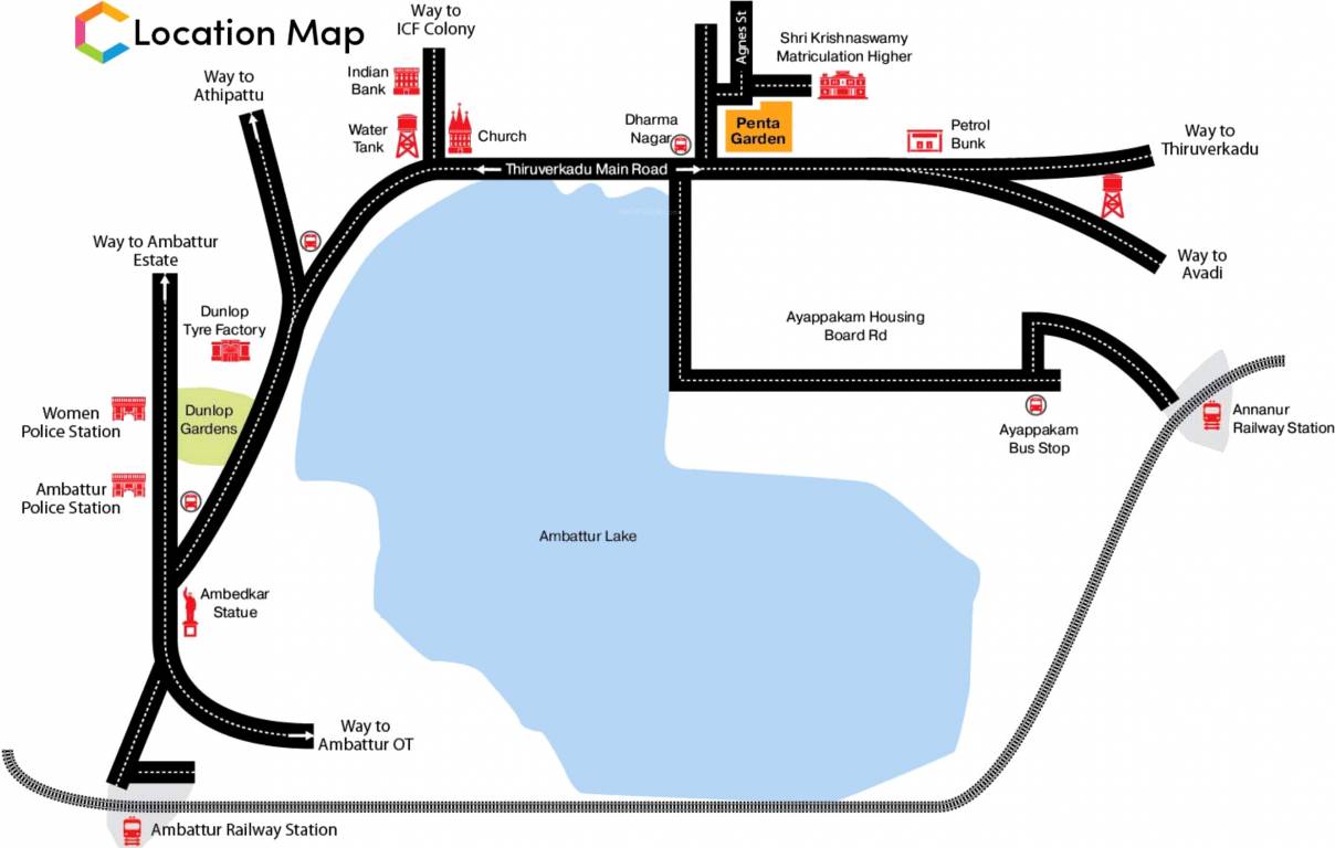 Images for Location Plan of Rahul Penta Garden