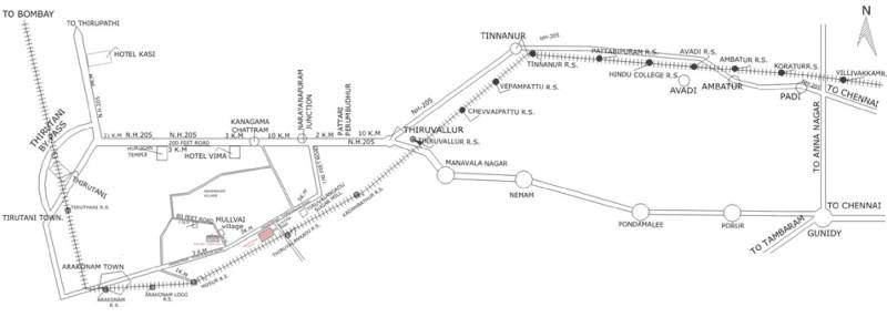 Images for Location Plan of Kasi Abirami Nagar