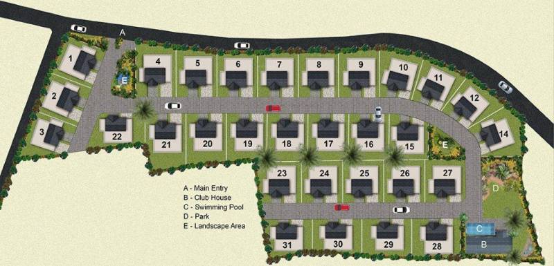 Images for Site Plan of Travancore Grand County Neoclassic Villas