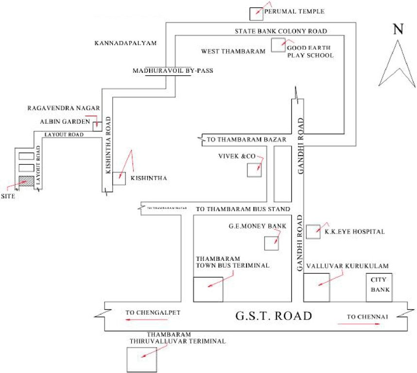 Images for Location Plan of Kasi Albin Garden Extension