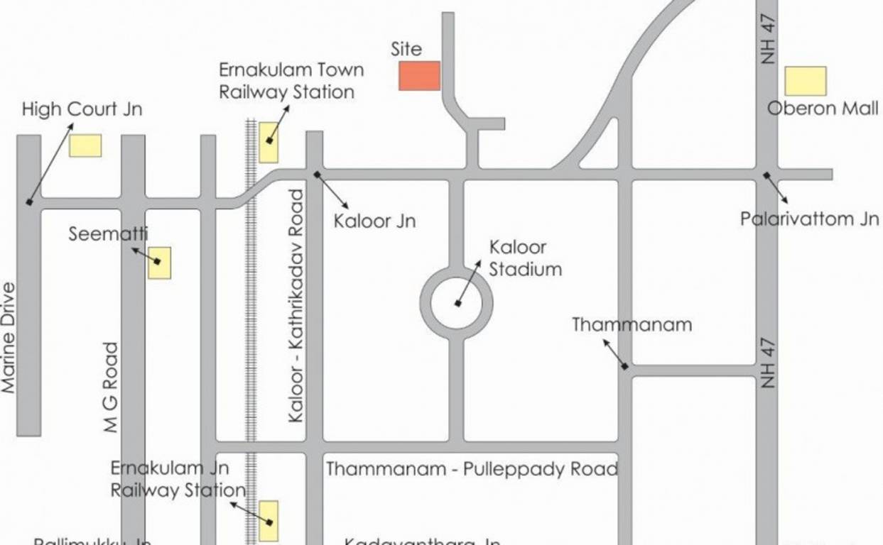 Images for Location Plan of Travancore Queens Park Classic Villas