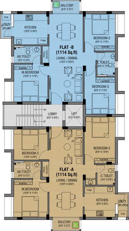 Images for Cluster Plan of Rahul Indian Bank Colony