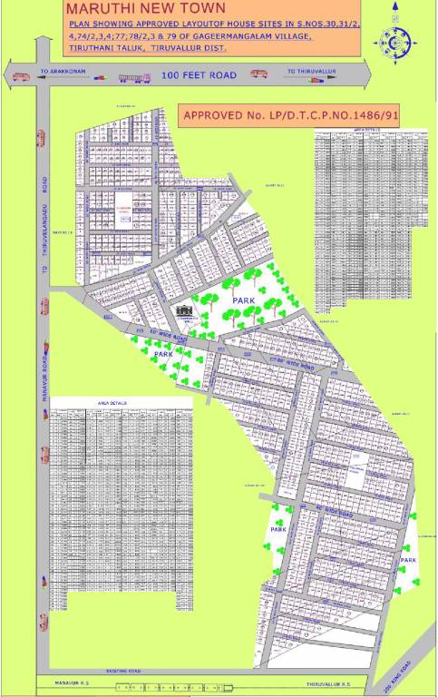 Images for Layout Plan of Kasi Maruthi New Town