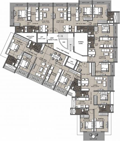 Images for Cluster Plan of Prabhat Gulabpushp