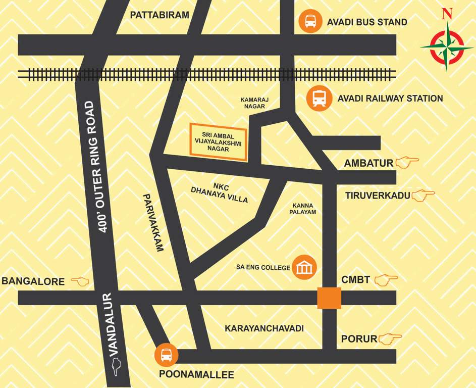 Images for Location Plan of Nellai Dhanaya Villa