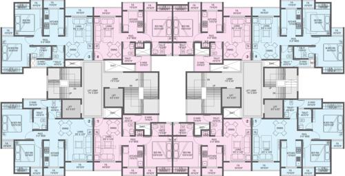  hatkesh-heights Images for Cluster Plan of S M Hatkesh Heights
