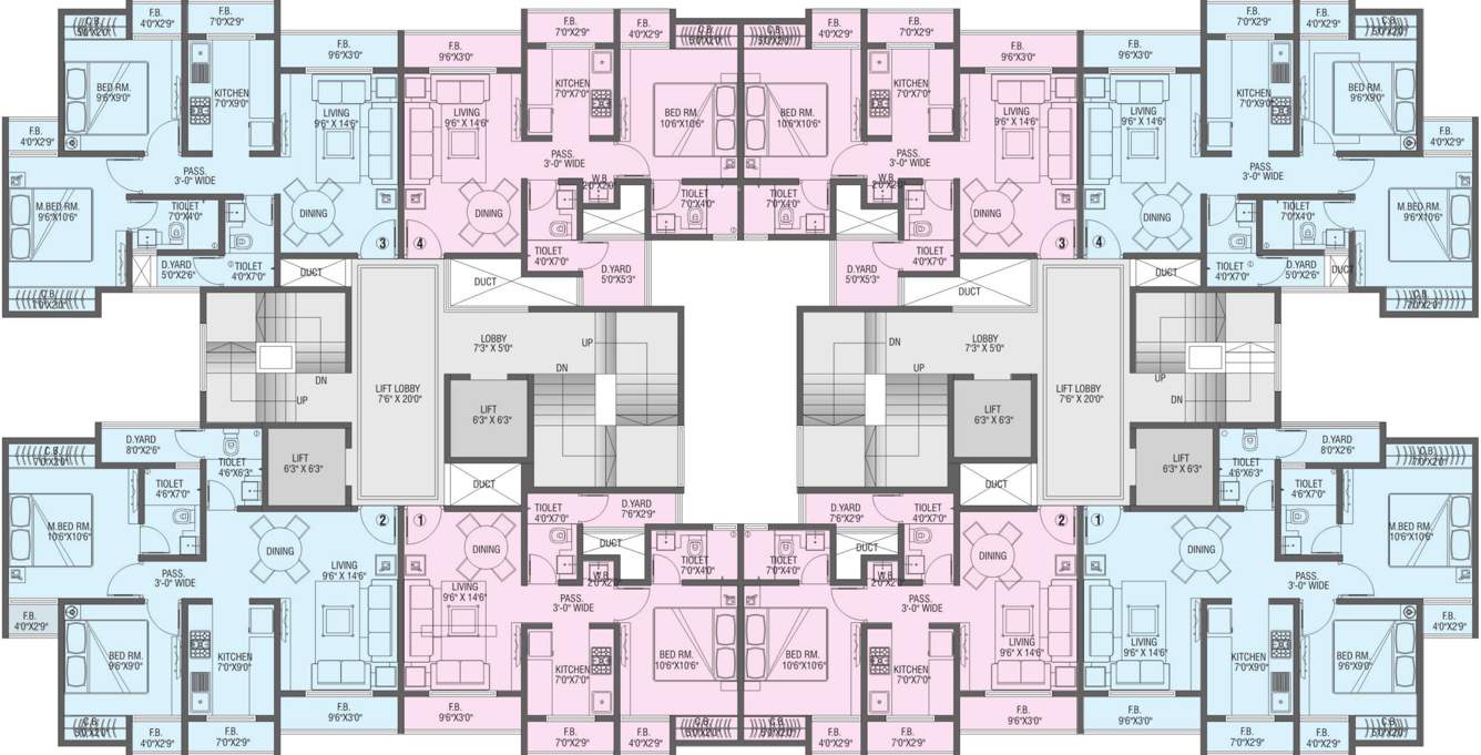  hatkesh heights Images for Cluster Plan of S M Hatkesh Heights