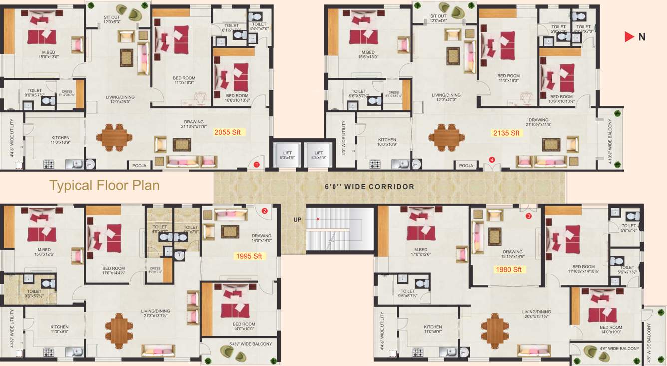 Images for Cluster Plan of Pratyusha Sree Sai Brindavanam