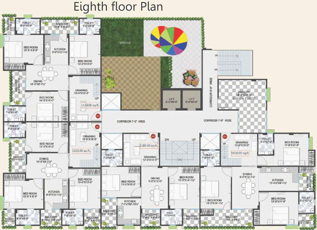 Images for Cluster Plan of Virat Elegant