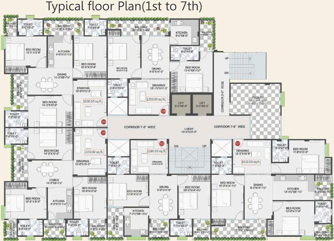  elegant Images for Cluster Plan of Virat Elegant
