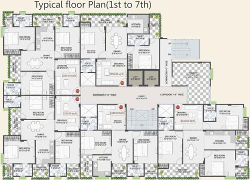 Images for Cluster Plan of Virat Elegant elegant Images for Cluster Plan of Virat Elegant